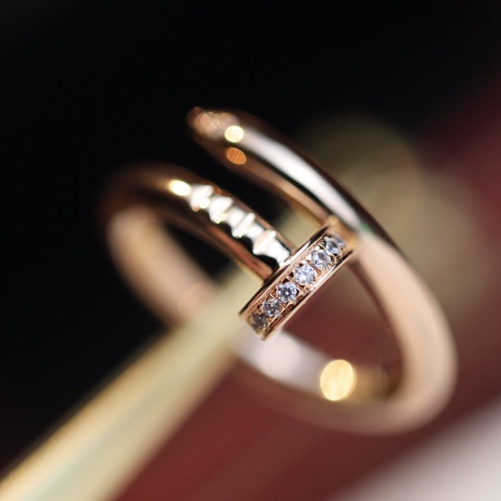 [⭐DORISW] JUSTE RING 2,65 MM ROSÉGOLD DIAMANT