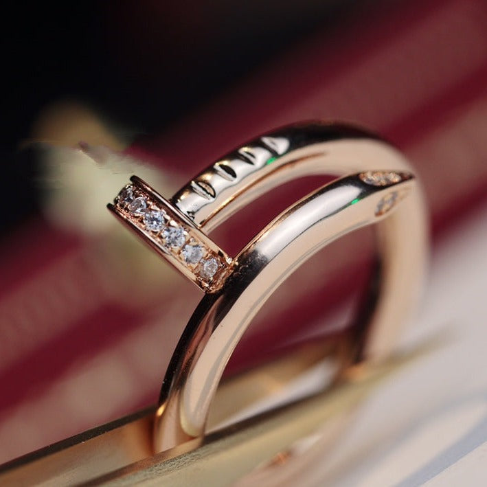 [⭐DORISW] JUSTE RING 2,65 MM ROSÉGOLD DIAMANT