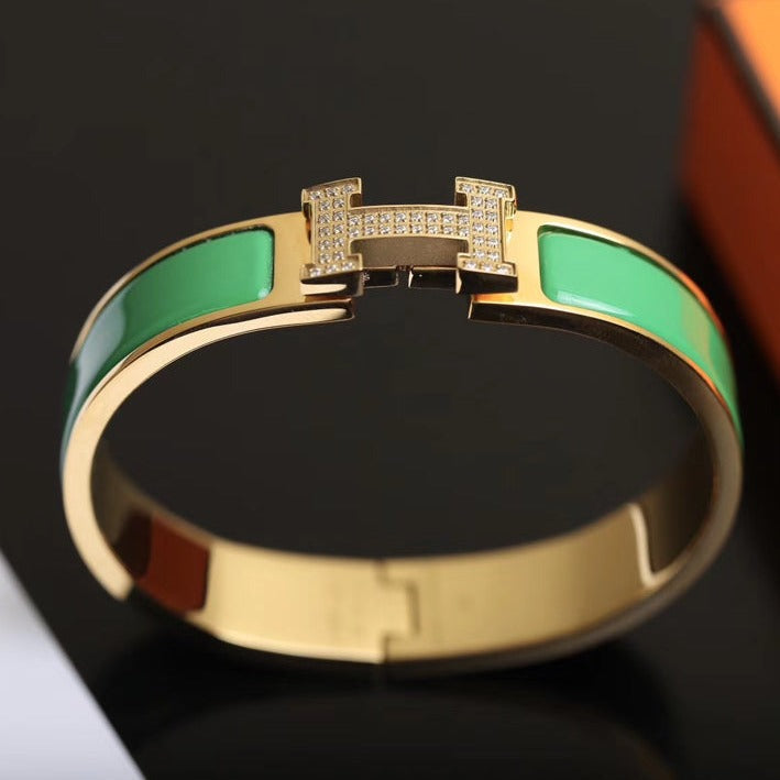 [⭐DORISW] H-ARMBAND GOLD DIAMANT