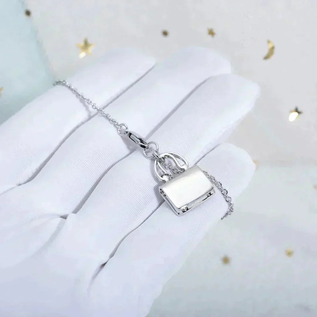 [⭐DORISW] AMULETT-ANHÄNGER SILBER-HALSKETTE