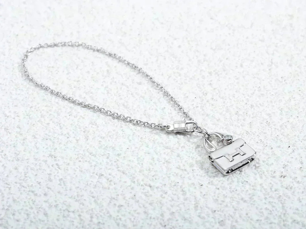 [⭐DORISW] AMULETT-ANHÄNGER SILBER-HALSKETTE