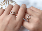 [⭐DORISW]TRAUMRING DIAMANT ROSÉGOLD
