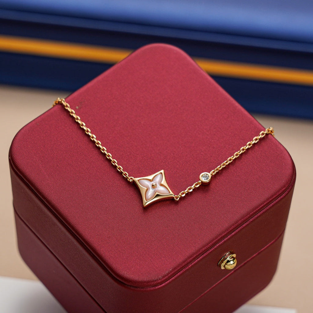 [⭐DORISW] STAR 1 DIAMOND PINK GOLD BRACELET