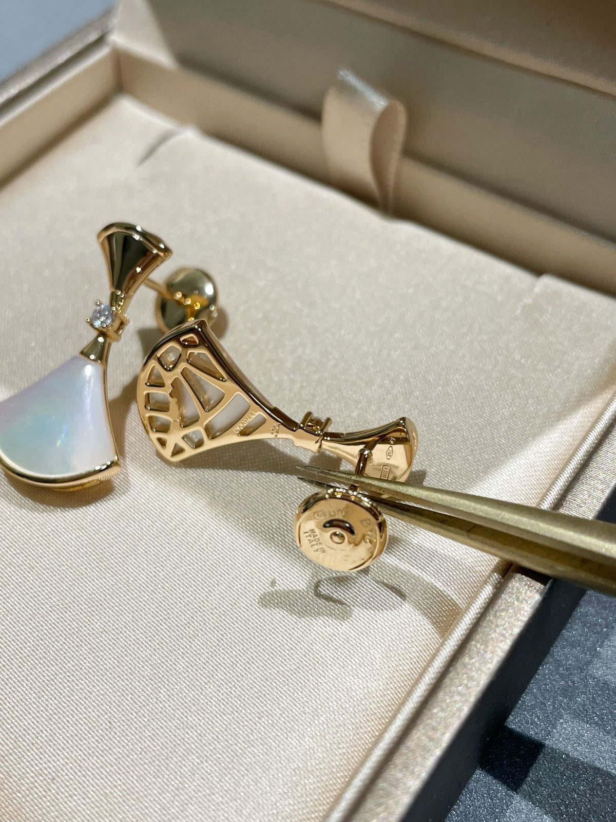 [⭐DORISW]DREAM MOP 1 DIAMOND EARRINGS