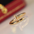 [⭐DORISW] JUSTE リング 2.65MM ゴールド ダイヤモンド