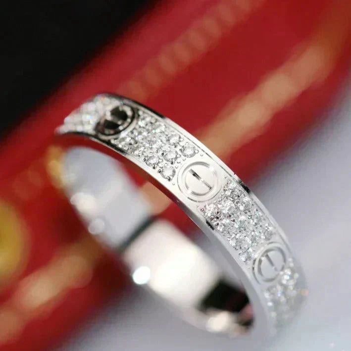 [⭐DORISW] LIEBESRING 3,6 MM MIT DIAMANT-PAVÉ