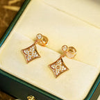 [⭐DORISW] STERN-DIAMANT-OHRRINGE GOLD