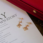 [⭐DORISW] STERN-DIAMANT-OHRRINGE GOLD