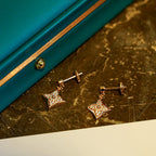 [⭐DORISW] STERN-DIAMANT-OHRRINGE GOLD