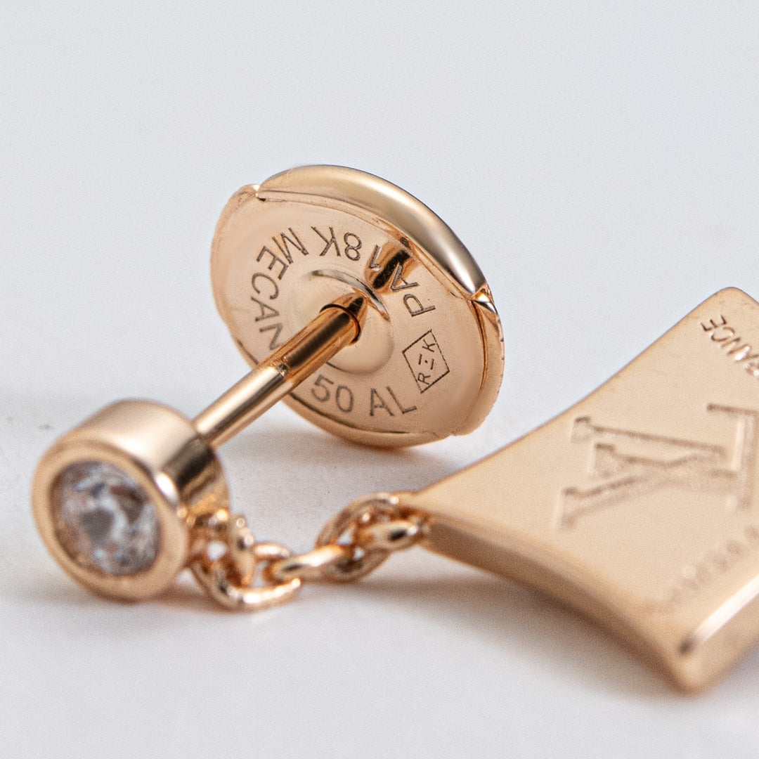 [⭐DORISW] STERN-DIAMANT-OHRRINGE GOLD
