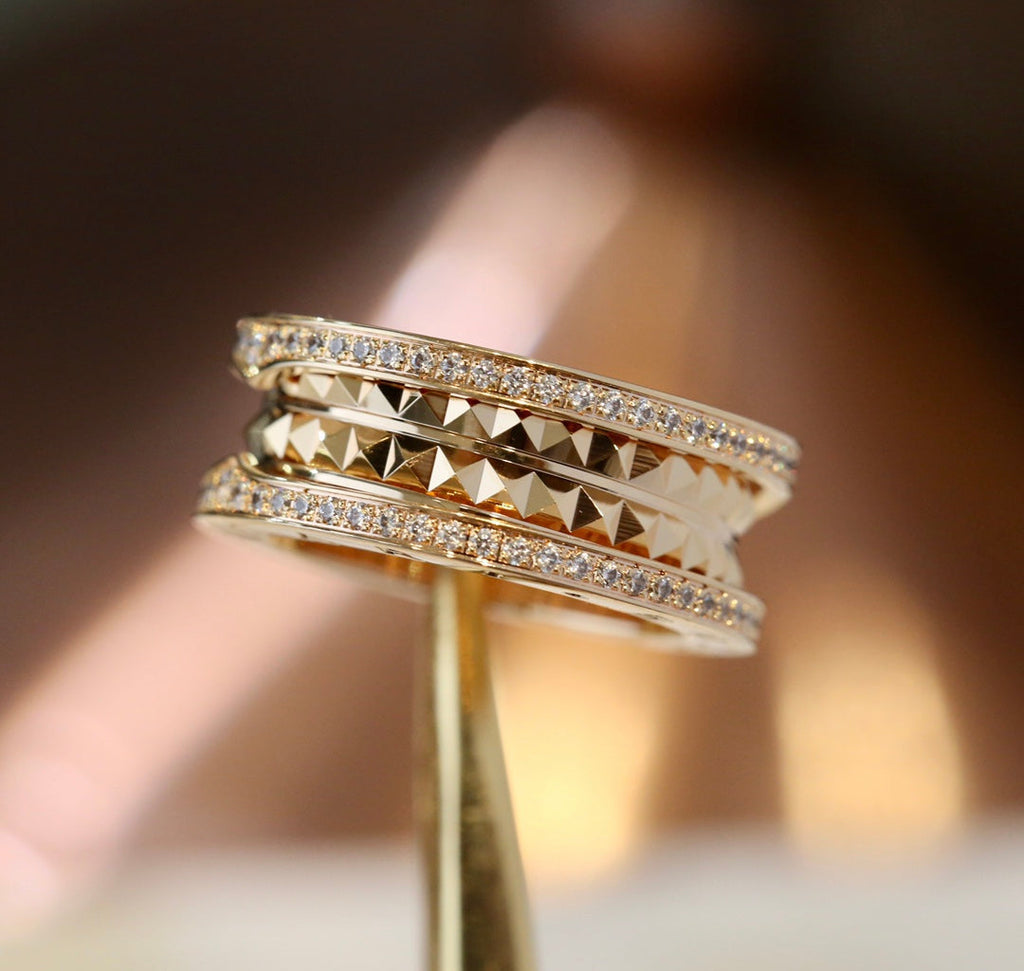 [⭐DORISW]ZERO 1 GOLD-DIAMANT-RING
