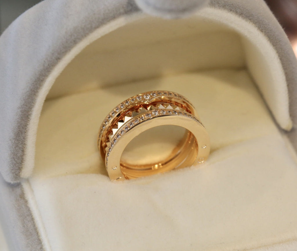 [⭐DORISW]ZERO 1 GOLD-DIAMANT-RING