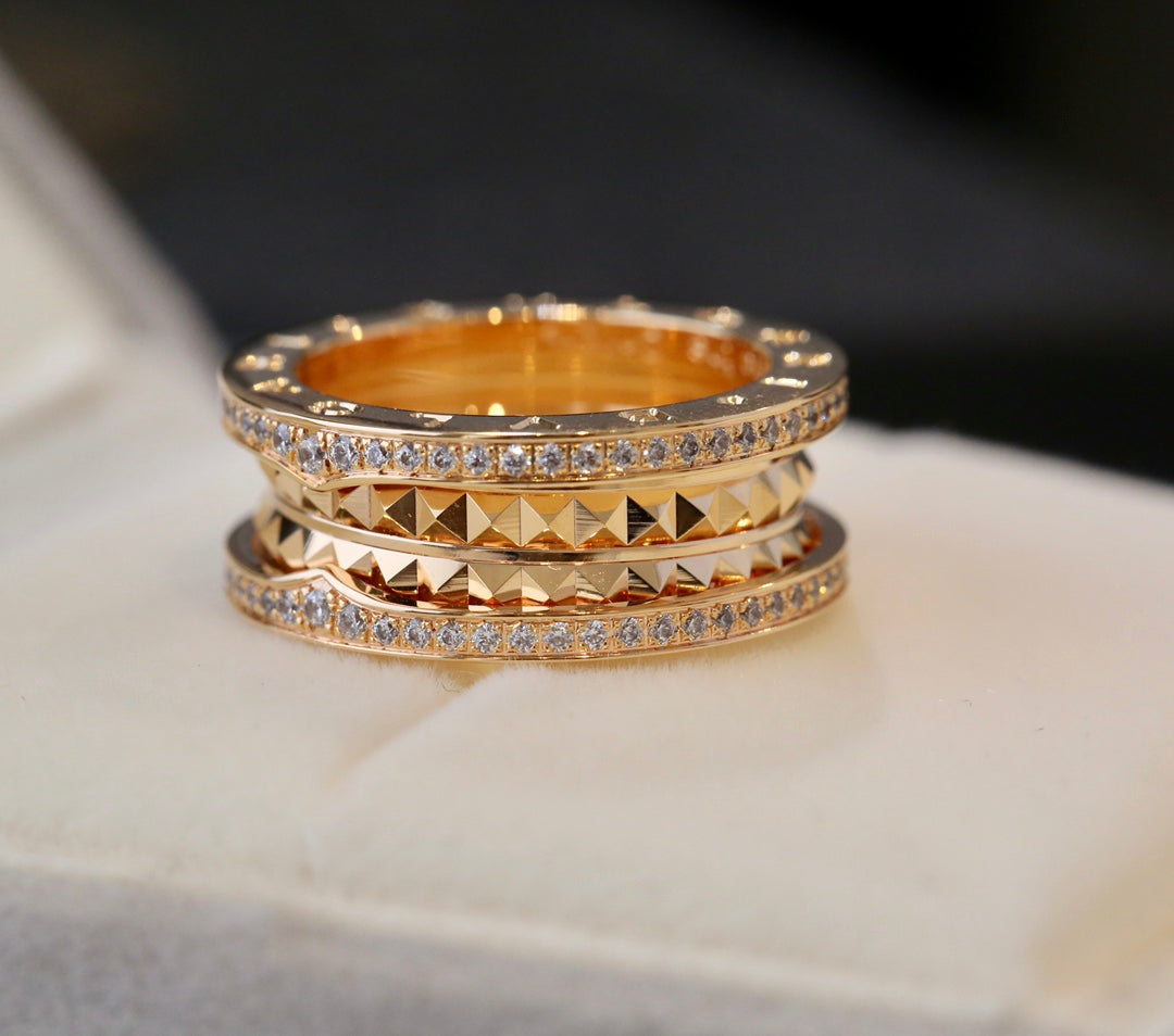 [⭐DORISW]ZERO 1 GOLD-DIAMANT-RING