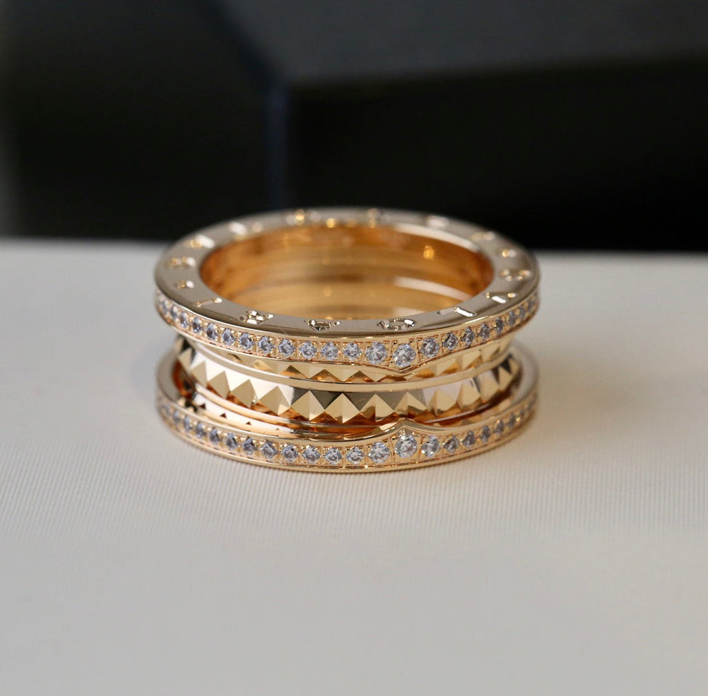[⭐DORISW]ZERO 1 GOLD-DIAMANT-RING