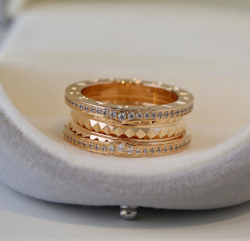 [⭐DORISW]ZERO 1 GOLD-DIAMANT-RING