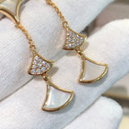 [⭐DORISW]DREAM OHRRINGE 3 MOTIVE DIAMANT PERLMUTT ROSÉGOLD