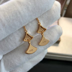 [⭐DORISW]DREAM OHRRINGE 3 MOTIVE DIAMANT PERLMUTT ROSÉGOLD