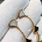 [⭐DORISW]DREAM OHRRINGE 3 MOTIVE ONYX PERLMUTT ROSÉGOLD
