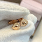 [⭐DORISW]DREAM OHRRINGE 3 MOTIVE ONYX PERLMUTT ROSÉGOLD