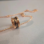 [⭐DORISW]ZERO 1 NECKLACE PINK GOLD