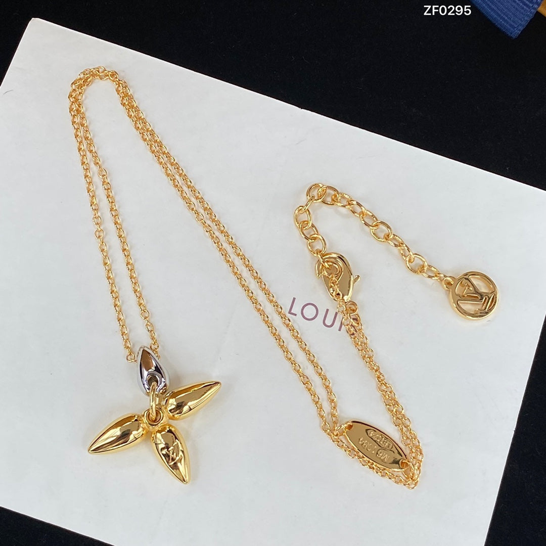[⭐DORISW] LOUISETTE ANHÄNGER-HALSKETTE GOLD