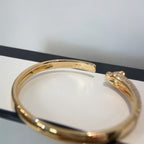 [⭐DORISW] PANTHERE GOLD DIAMOND OPEN BRACELET