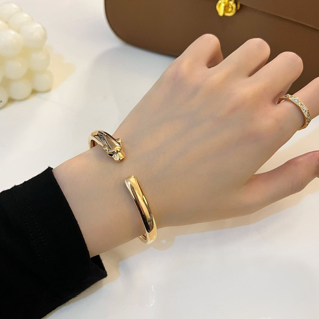 [⭐DORISW] PANTHERE GOLD ARMBAND OFFEN