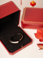 [⭐DORISW] PANTHERE ROSE GOLD DIAMOND OPEN BRACELET