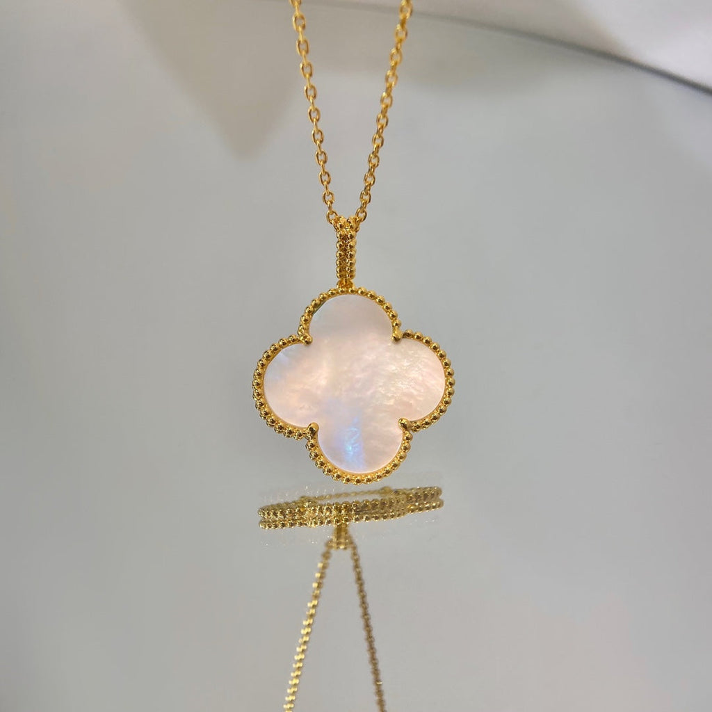 [⭐DORISW] CLOVER 25MM MOP LARGE PENDANT NECKLACE