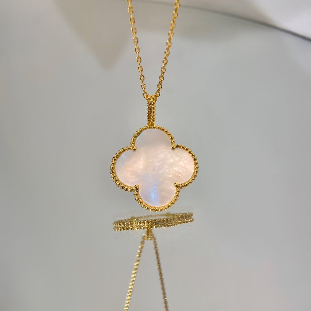 [⭐DORISW] CLOVER 25MM MOP LARGE PENDANT NECKLACE