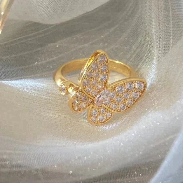 [⭐DORISW] BUTTERFLY DIAMOND RING