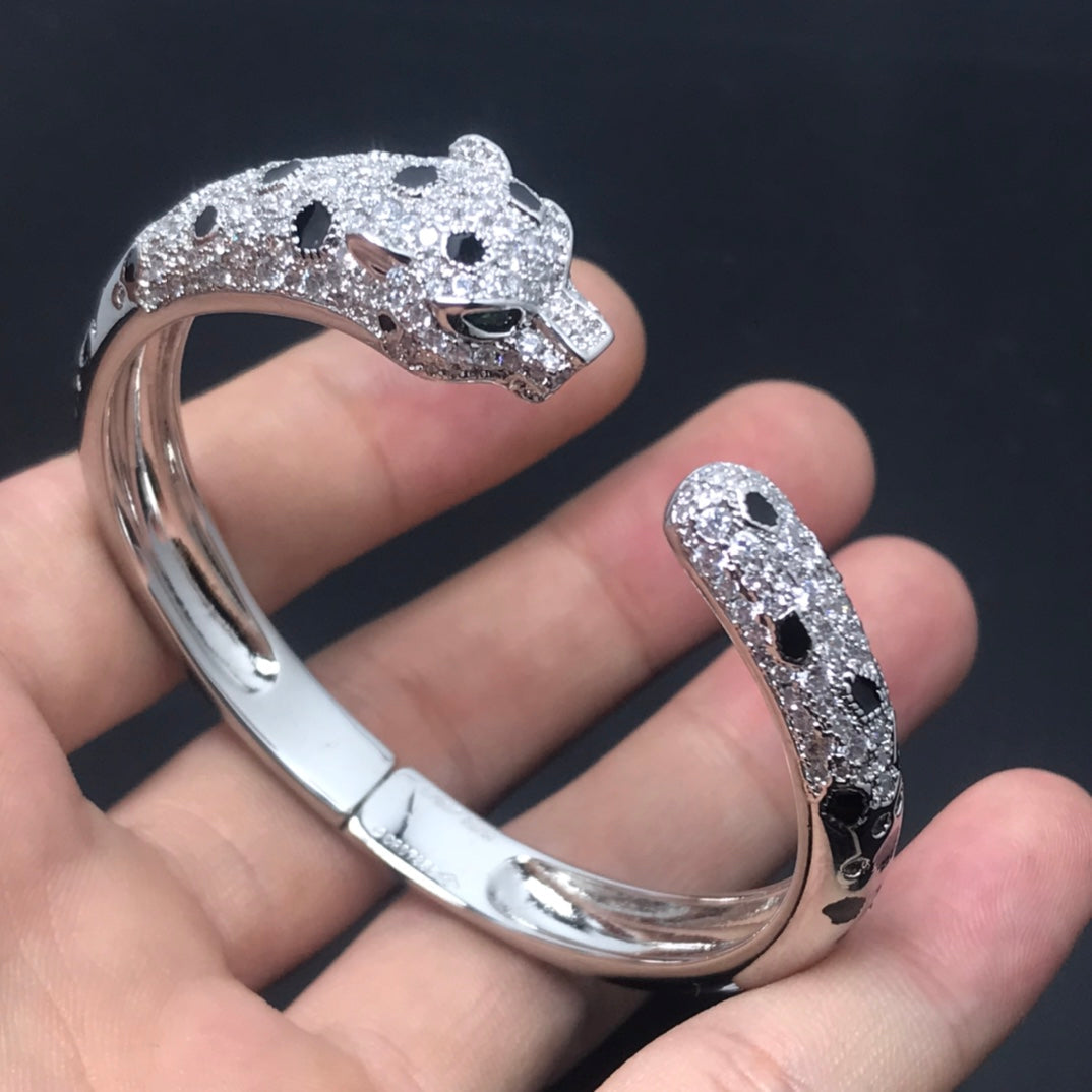 [⭐DORISW] PANTHÈRE GROSSES ARMBAND DIAMANTEN