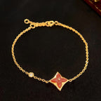 [⭐DORISW] COLOR STAR KARNELIAN ROSÉGOLD DIAMANTARMBAND
