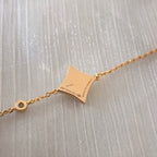 [⭐DORISW] COLOR STAR KARNELIAN ROSÉGOLD DIAMANTARMBAND