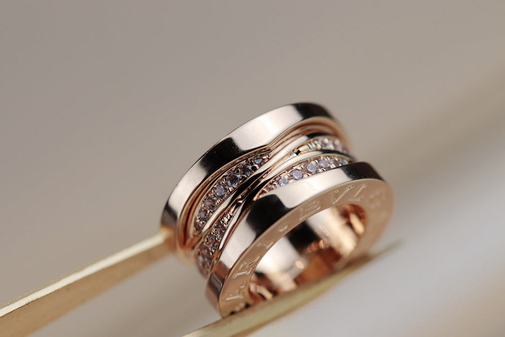 [⭐DORISW]ZERO 1 PINK GOLD DIAMOND NECKLACE