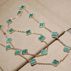 [⭐DORISW] CLOVER 20 MOTIFS MALACHITE GOLD