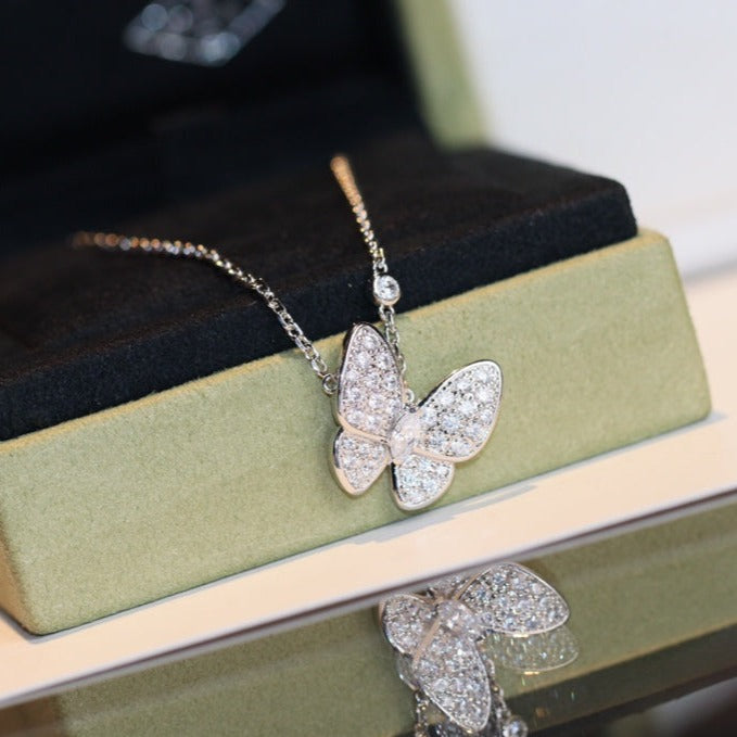 [⭐DORISW] SCHMETTERLING-DIAMANTKETTE