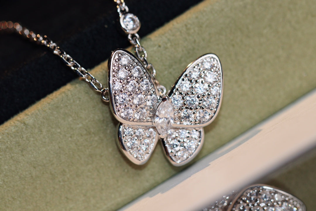 [⭐DORISW] SCHMETTERLING-DIAMANTKETTE