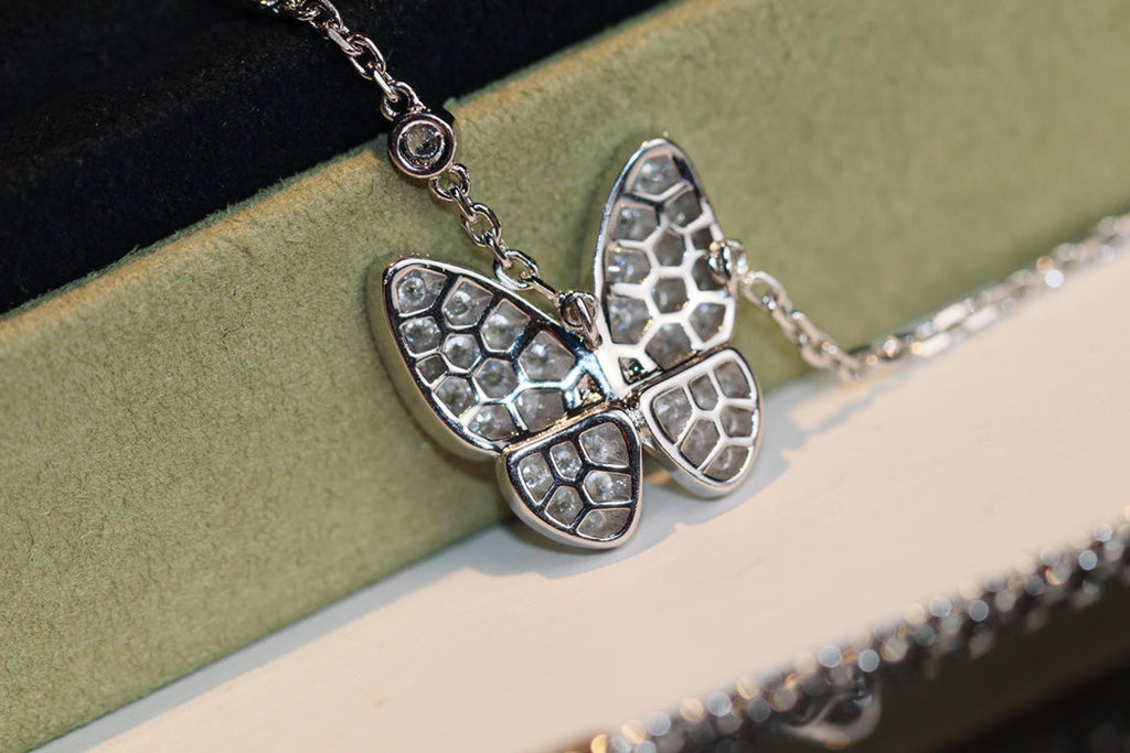 [⭐DORISW] SCHMETTERLING-DIAMANTKETTE