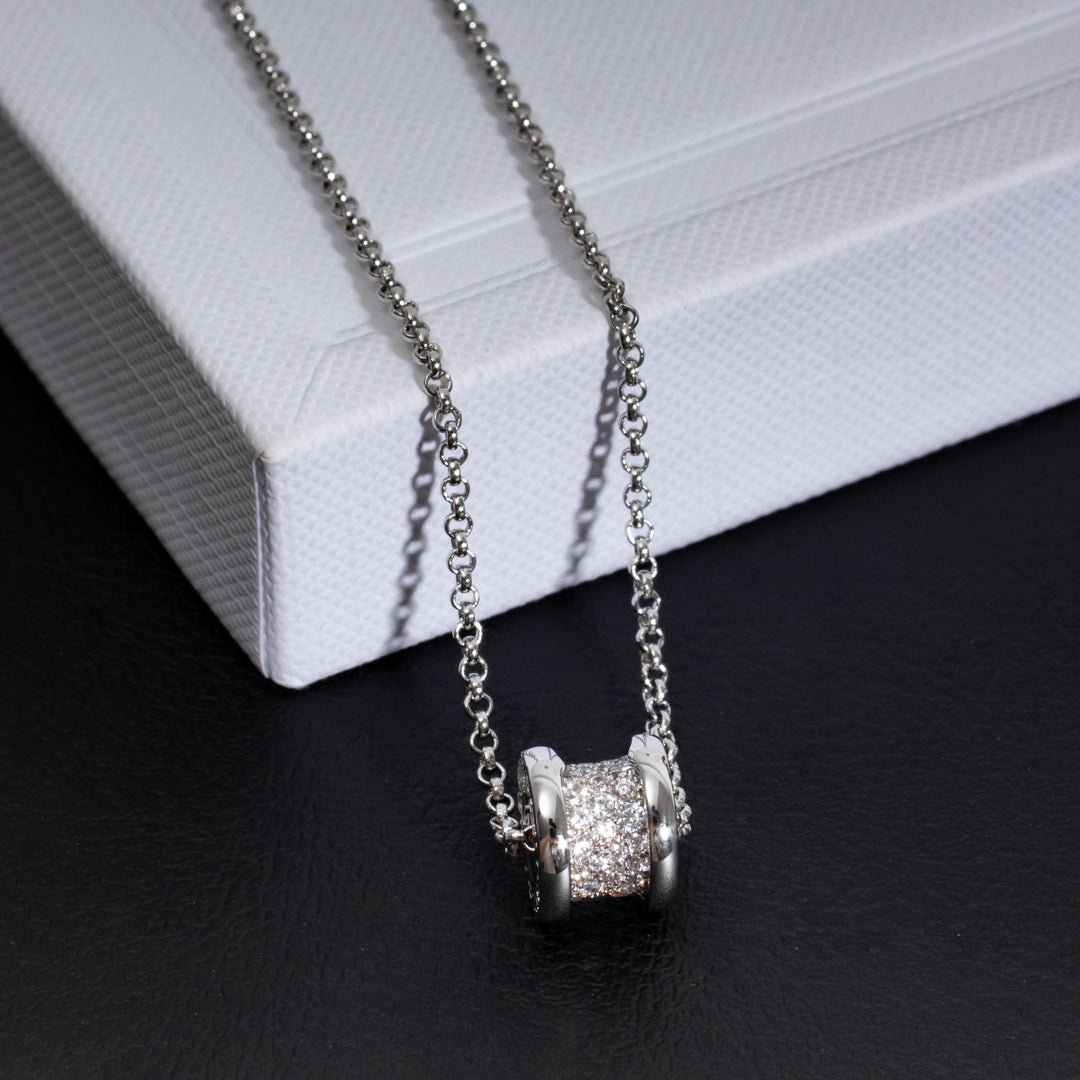 [⭐DORISW]ZERO 1 SILVER DIAMOND NECKLACE