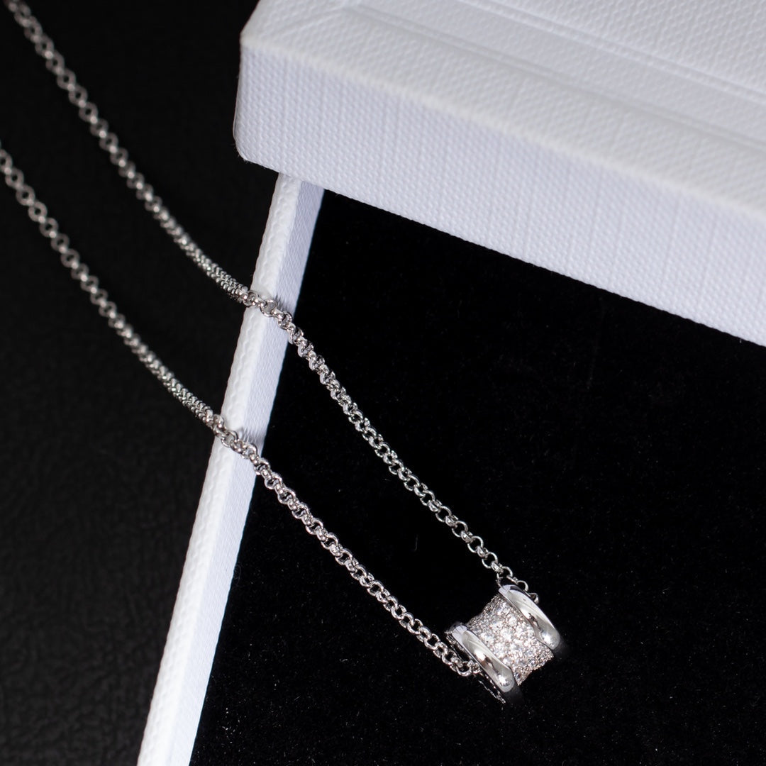 [⭐DORISW]ZERO 1 SILVER DIAMOND NECKLACE