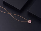 [⭐DORISW] AMULETTE HALSKETTE ROSÉGOLD ROSA PERLMUTT