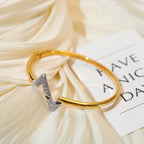 [⭐DORISW] VOLTE UPSIDE DOWN GOLD-DIAMANTARMBAND