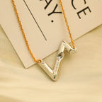 [⭐DORISW] VOLT SILVER DIAMOND PEDANT NECKLACE