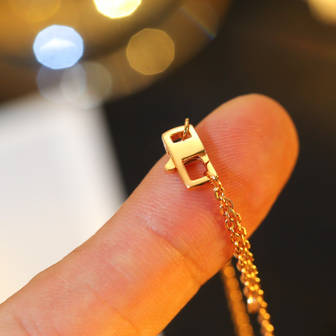 [⭐DORISW] HALSKETTE STERN UND SONNE DIAMANT ROSÉGOLD