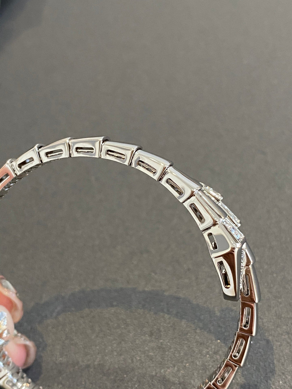 [⭐DORISW]SERPENTI ARMBAND DIAMANTEN SILBER