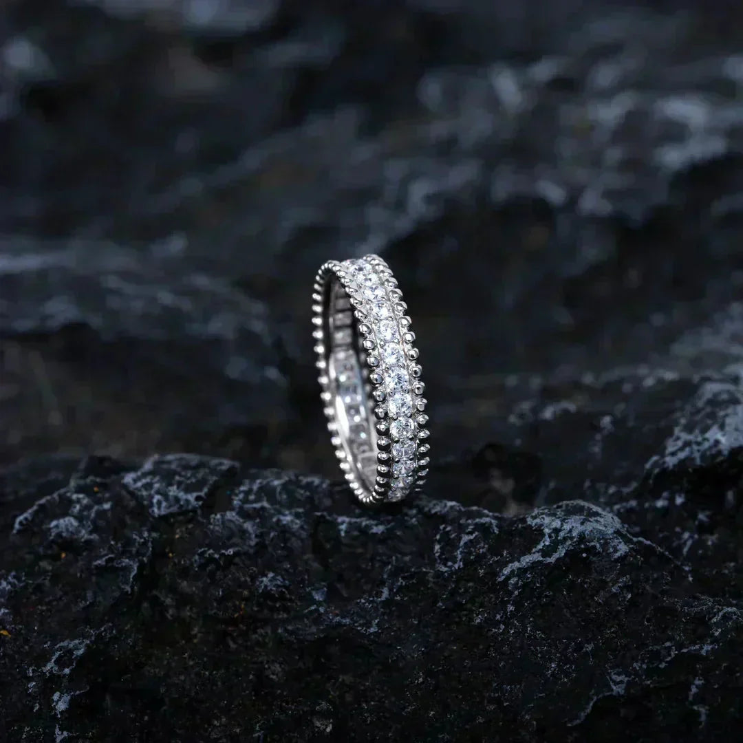[⭐DORISW] PERLEE DIAMOND SILVER RING