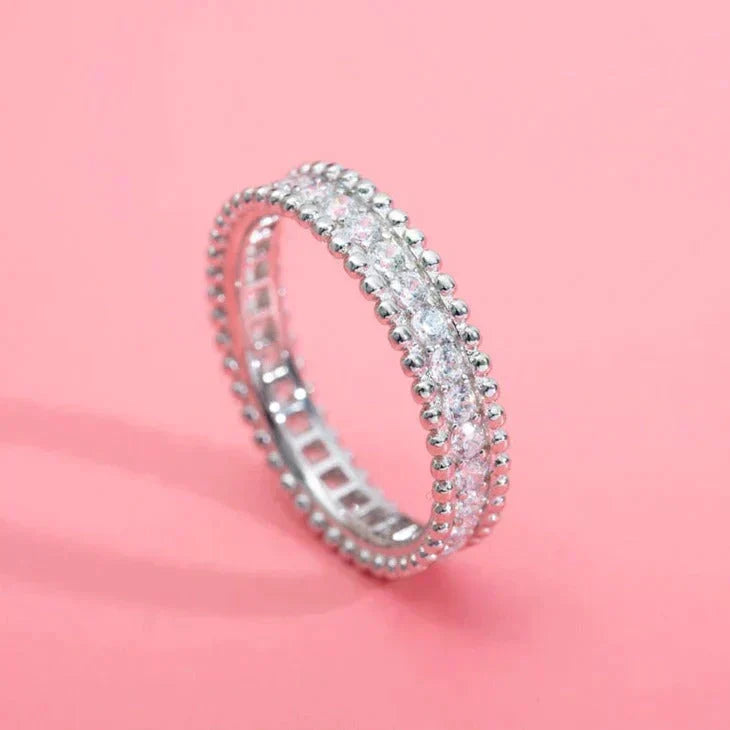 [⭐DORISW] PERLEE DIAMOND SILVER RING