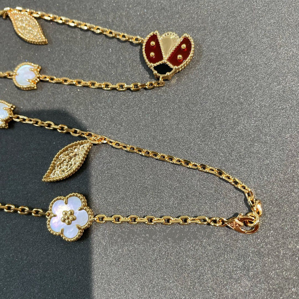 [⭐DORISW] LUCKY SPRING 15 MOTIVE GOLDHALSKETTE