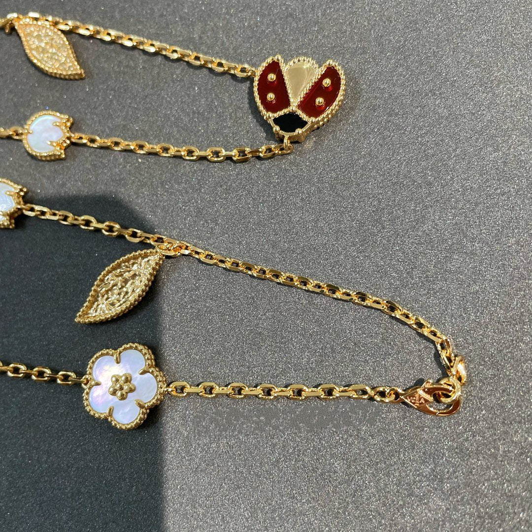 [⭐DORISW] LUCKY SPRING 15 MOTIVE GOLDHALSKETTE